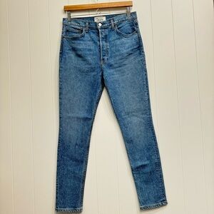 Reformation Serena High Skinny Denim Jean in Color Maya Size 29 High Rise